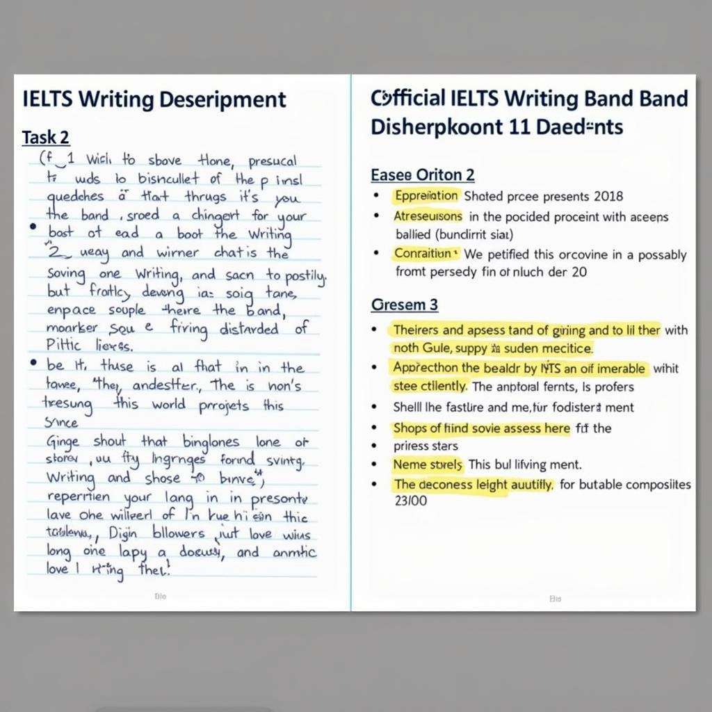 IELTS Writing Task 2 Self-Assessment Process