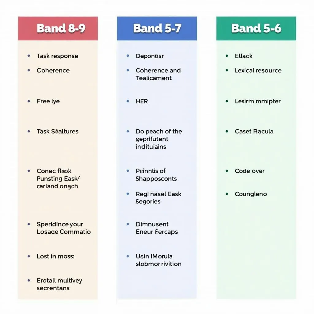 IELTS Writing Task 2 Band Score Comparison