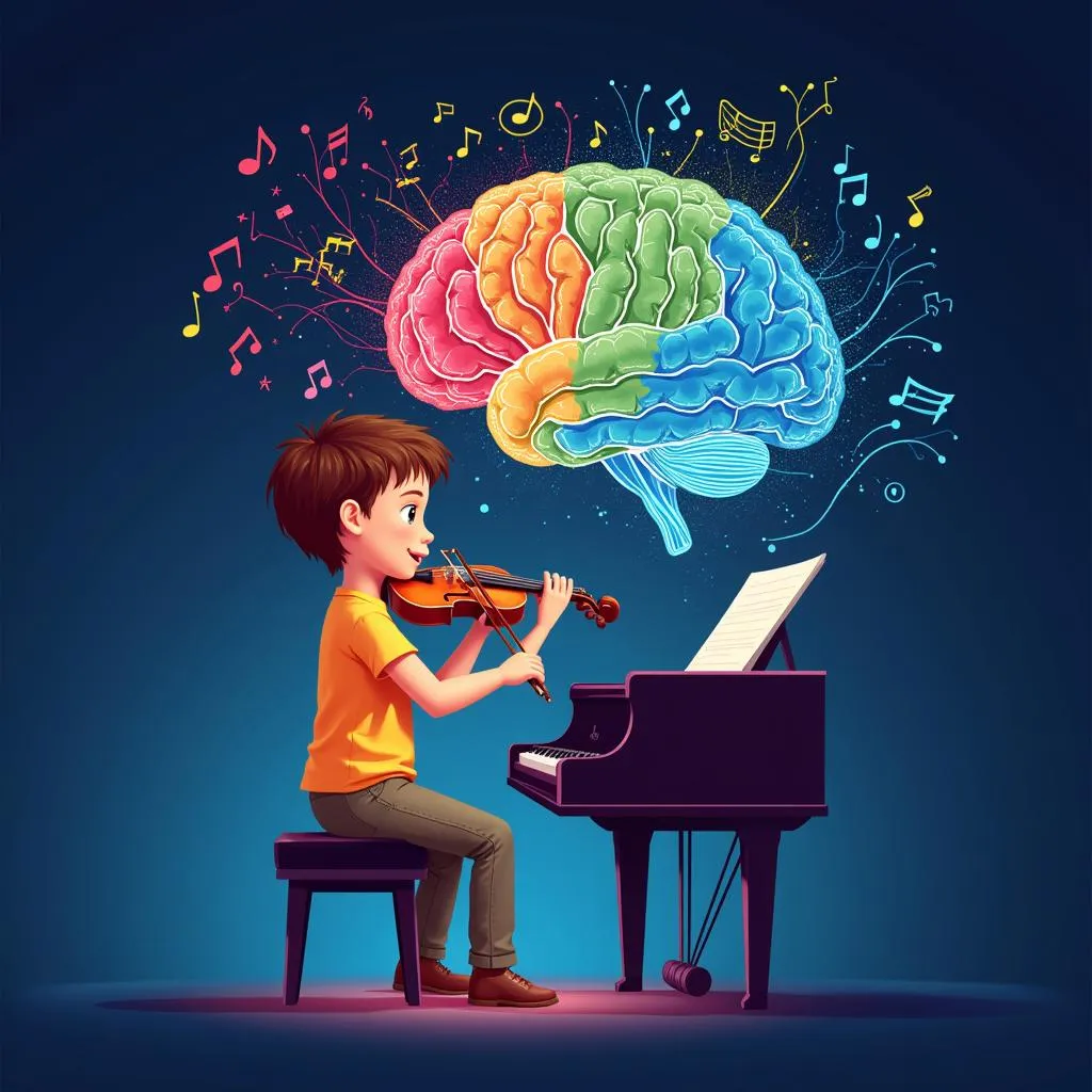 Impact of music education on cognitive development