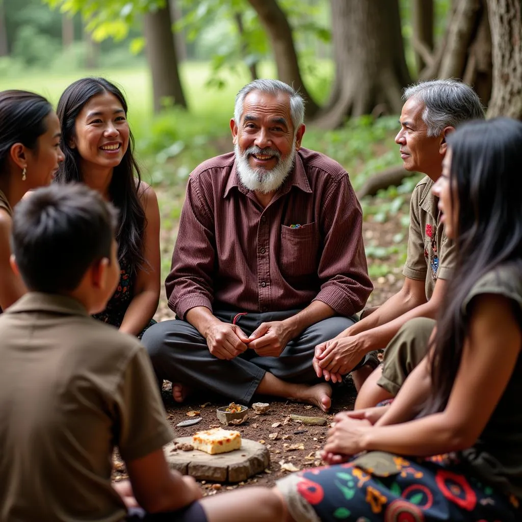 Indigenous storytelling for cultural knowledge transfer