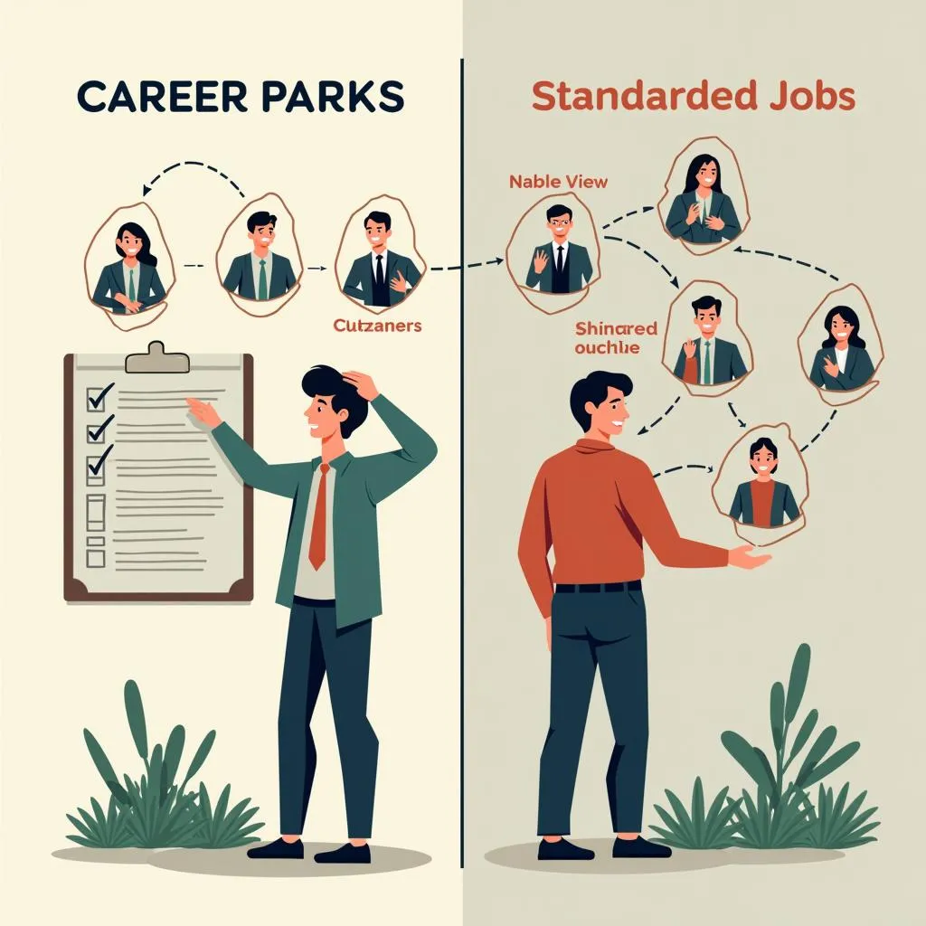 Individual career planning vs government-assigned jobs