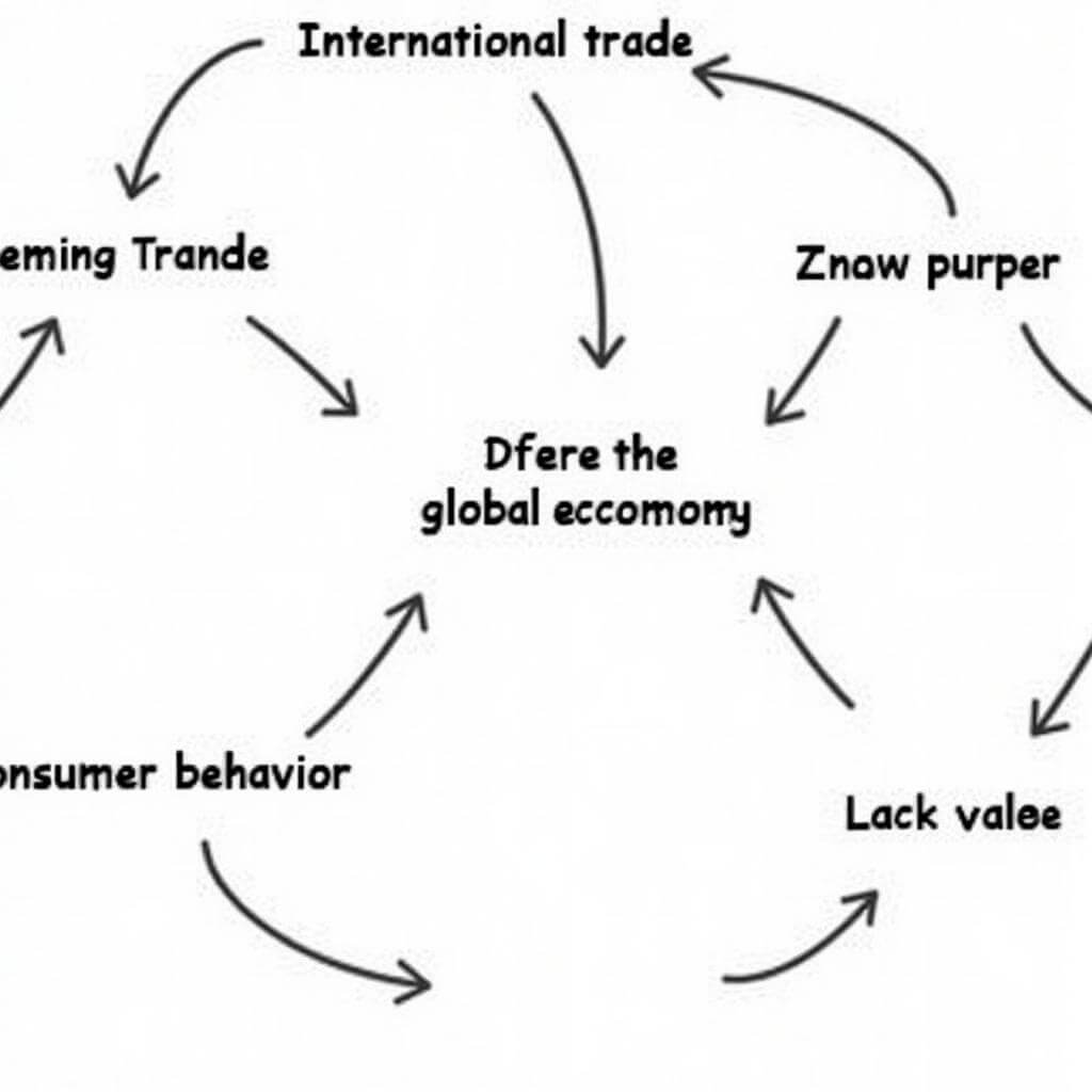 Inflation effects on global economy diagram