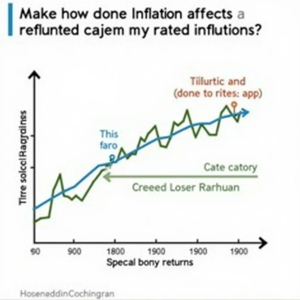 Inflation's impact on stock market returns illustrated