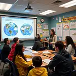 Interdisciplinary climate education in a classroom setting