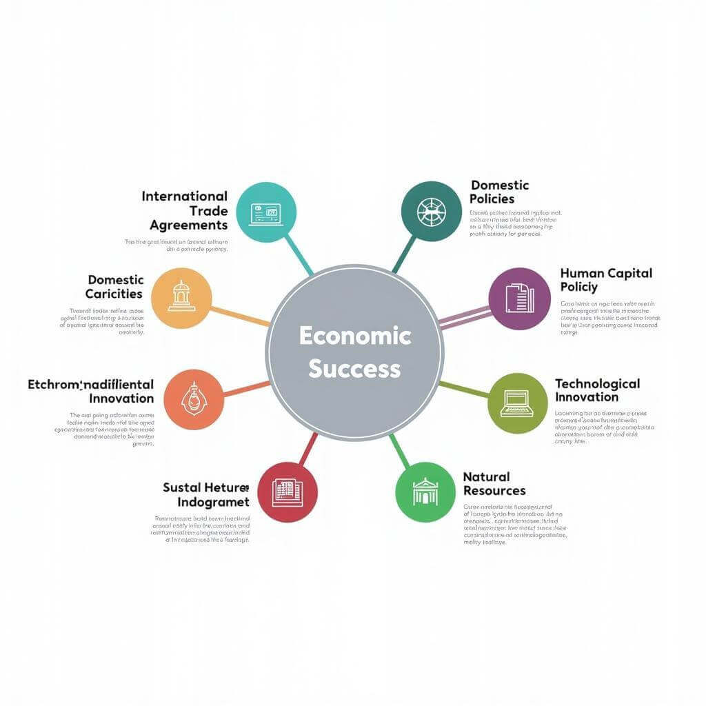 Factors contributing to a country's economic success