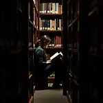 Person Reading a Book in a Quiet Corner