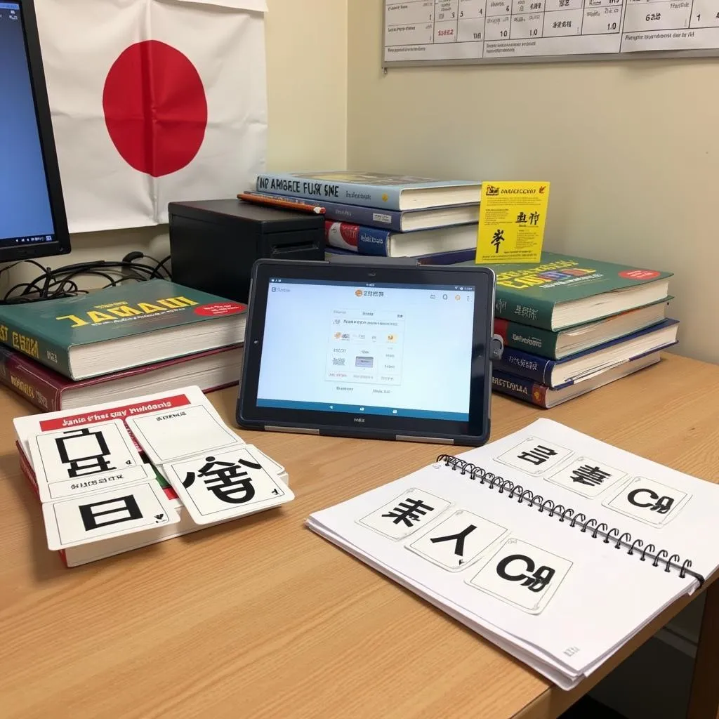 Japanese language learning materials