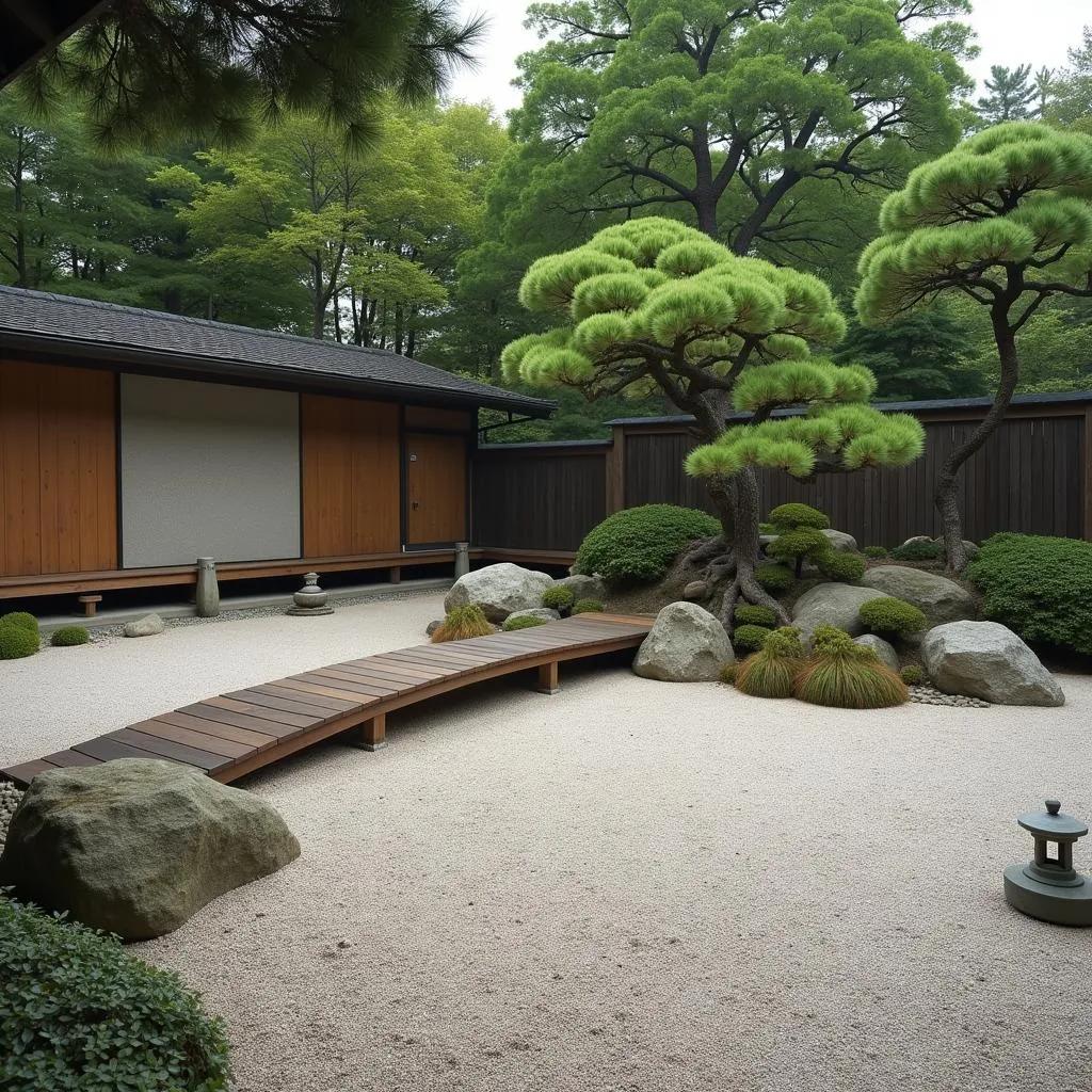 Elements of a Japanese Zen Garden