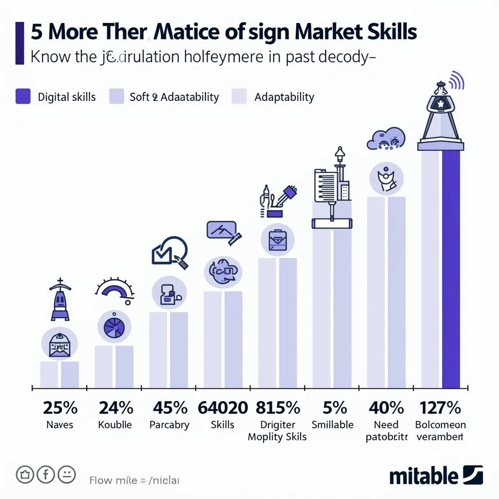 Evolution of job market skills over time