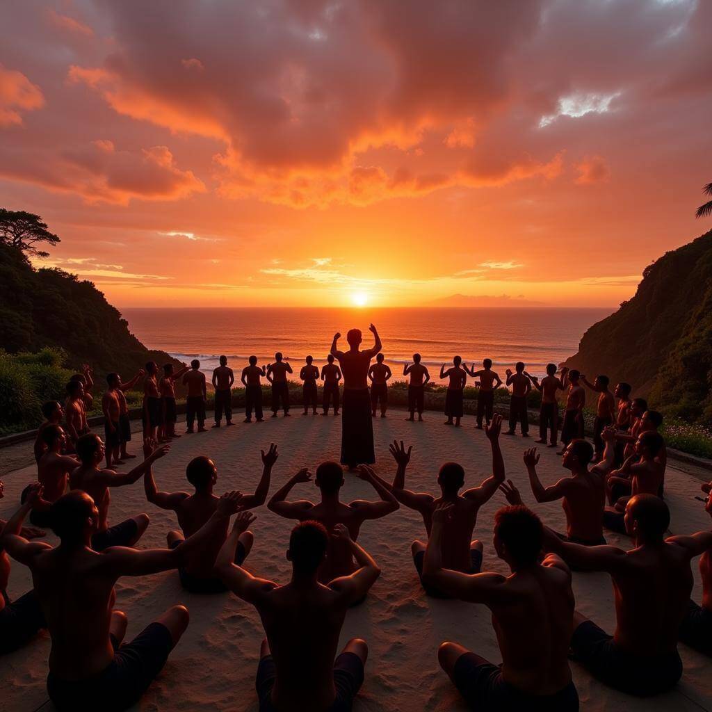 Kecak dance performance at Uluwatu Temple, Bali