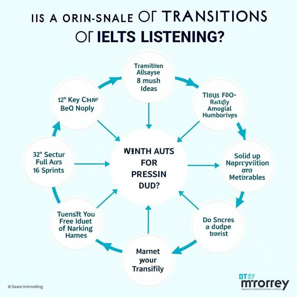 The importance of key transitions in IELTS Listening