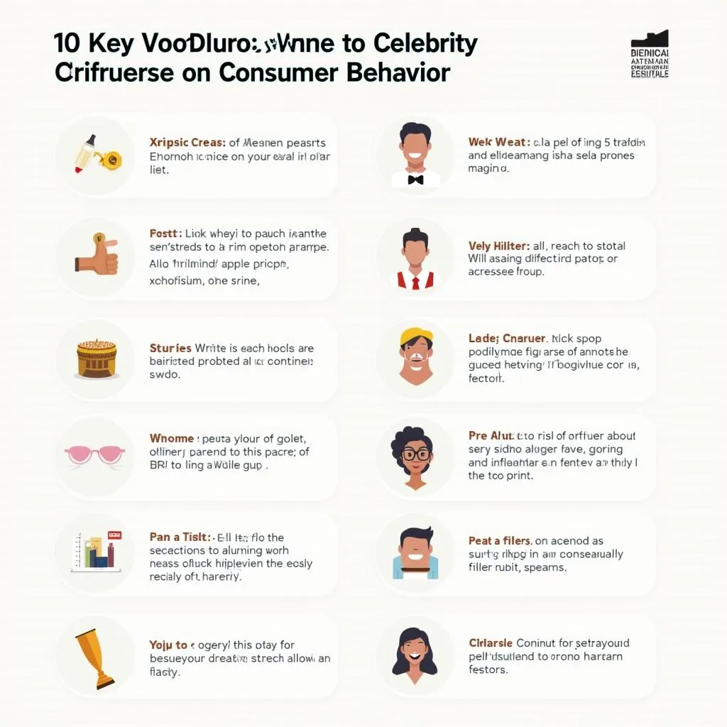 Key vocabulary for discussing celebrity influence on consumer behavior