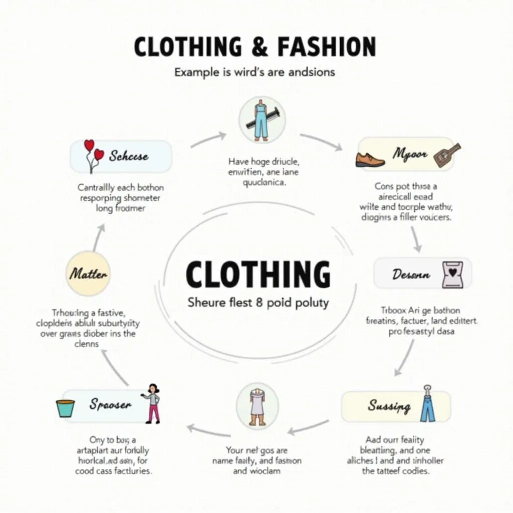 Key vocabulary for discussing fashion and clothing