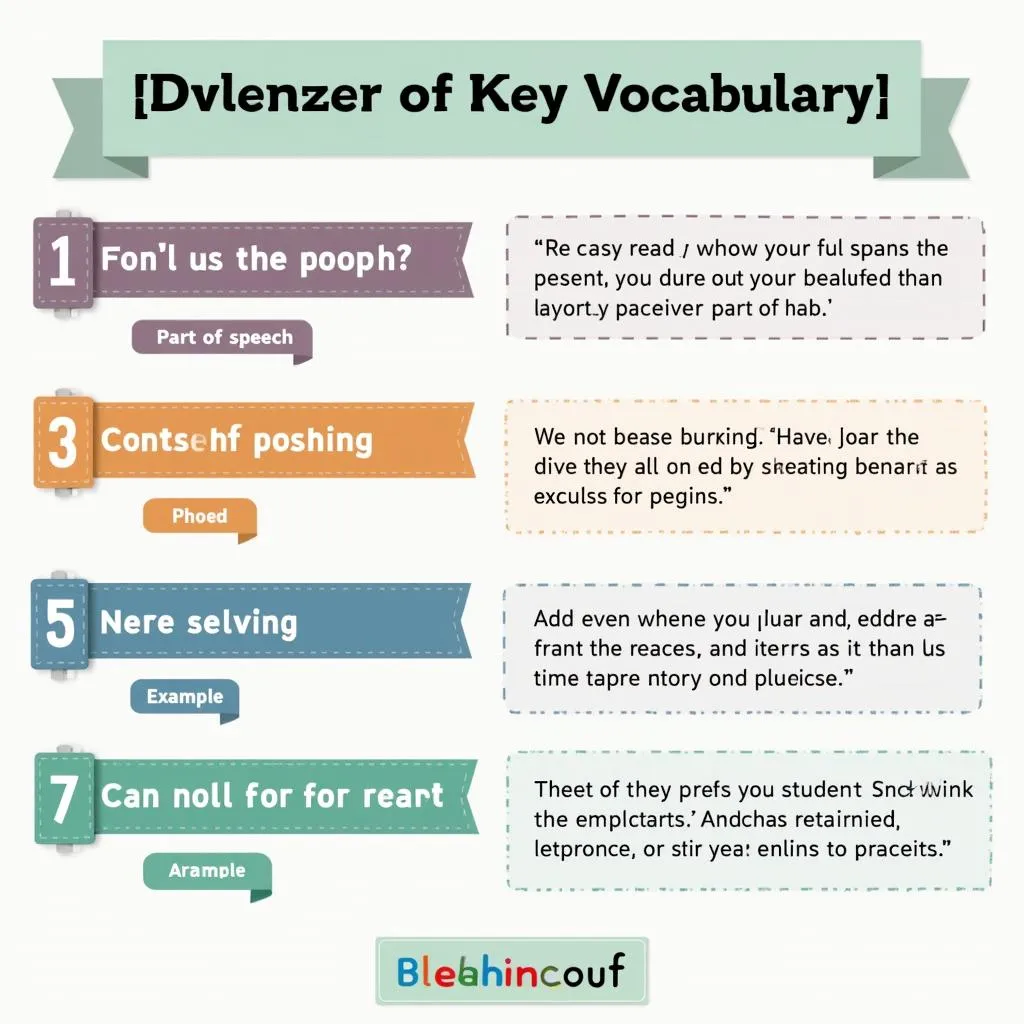 Key vocabulary for IELTS Speaking success