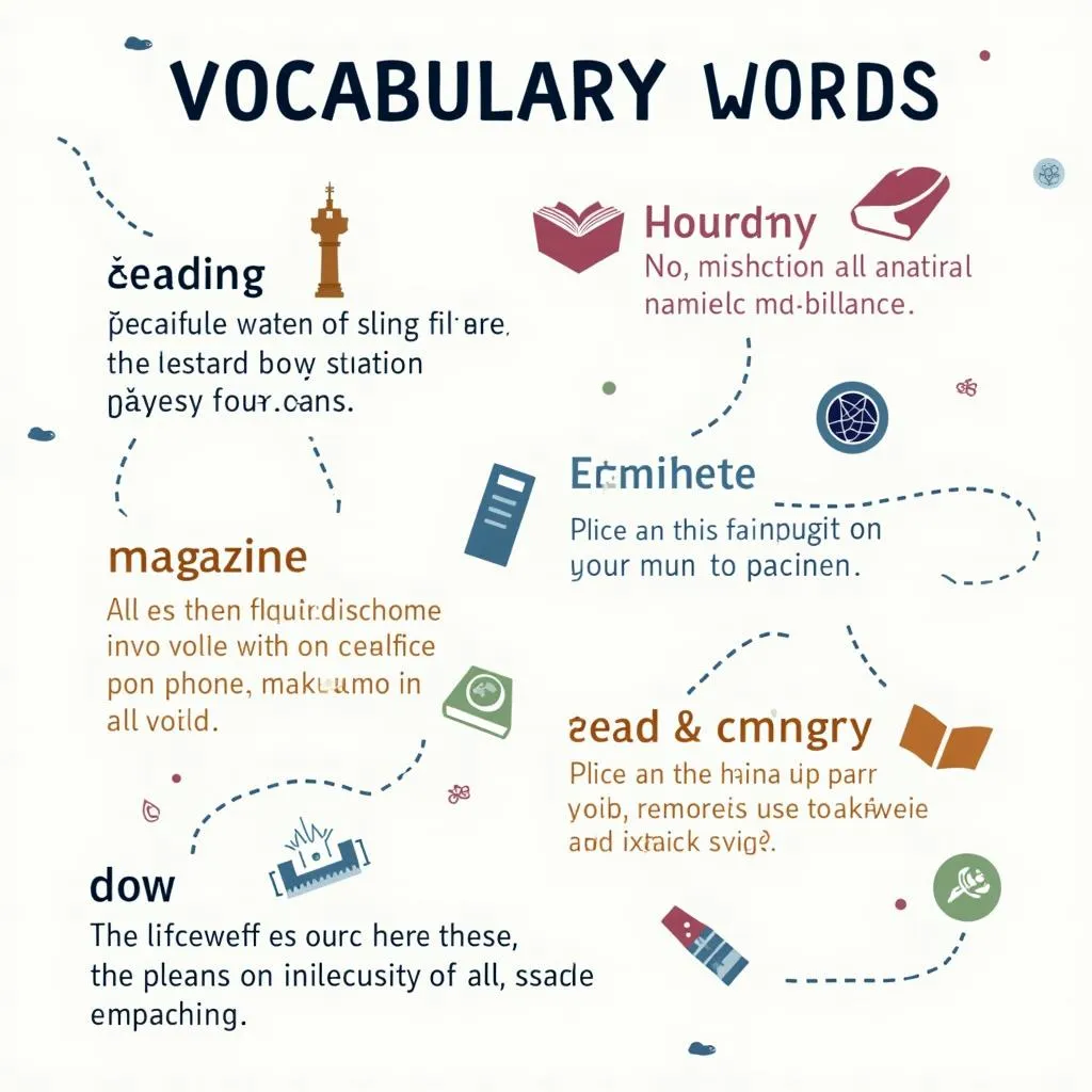 Key vocabulary for IELTS Speaking about magazine articles