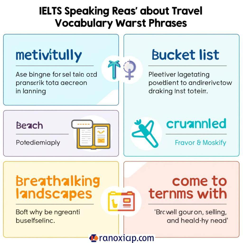 Key vocabulary for IELTS Speaking about travel