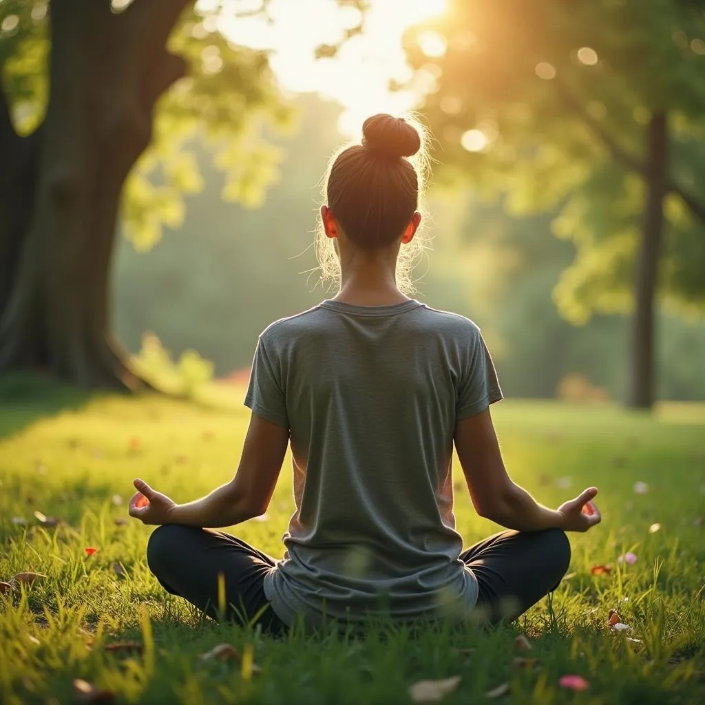 Learning patience through meditation