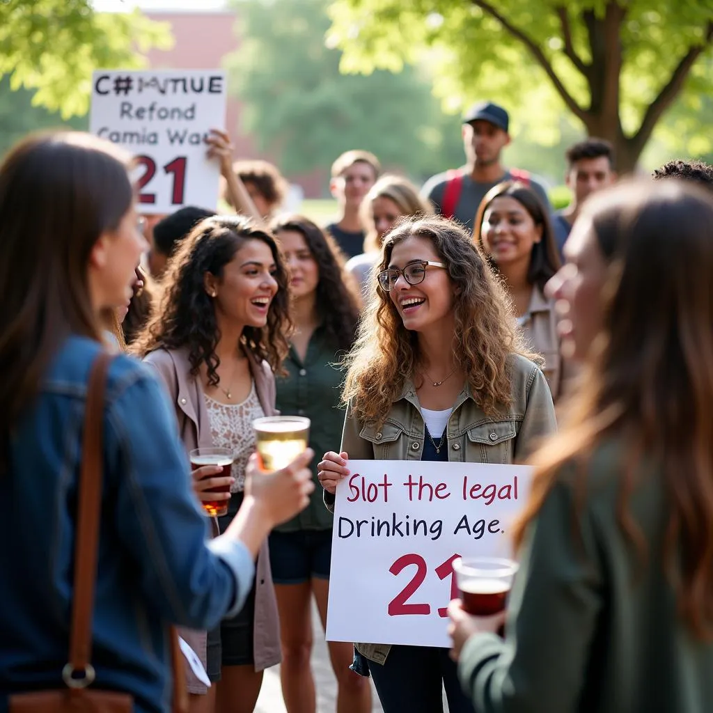 Debate on legal drinking age