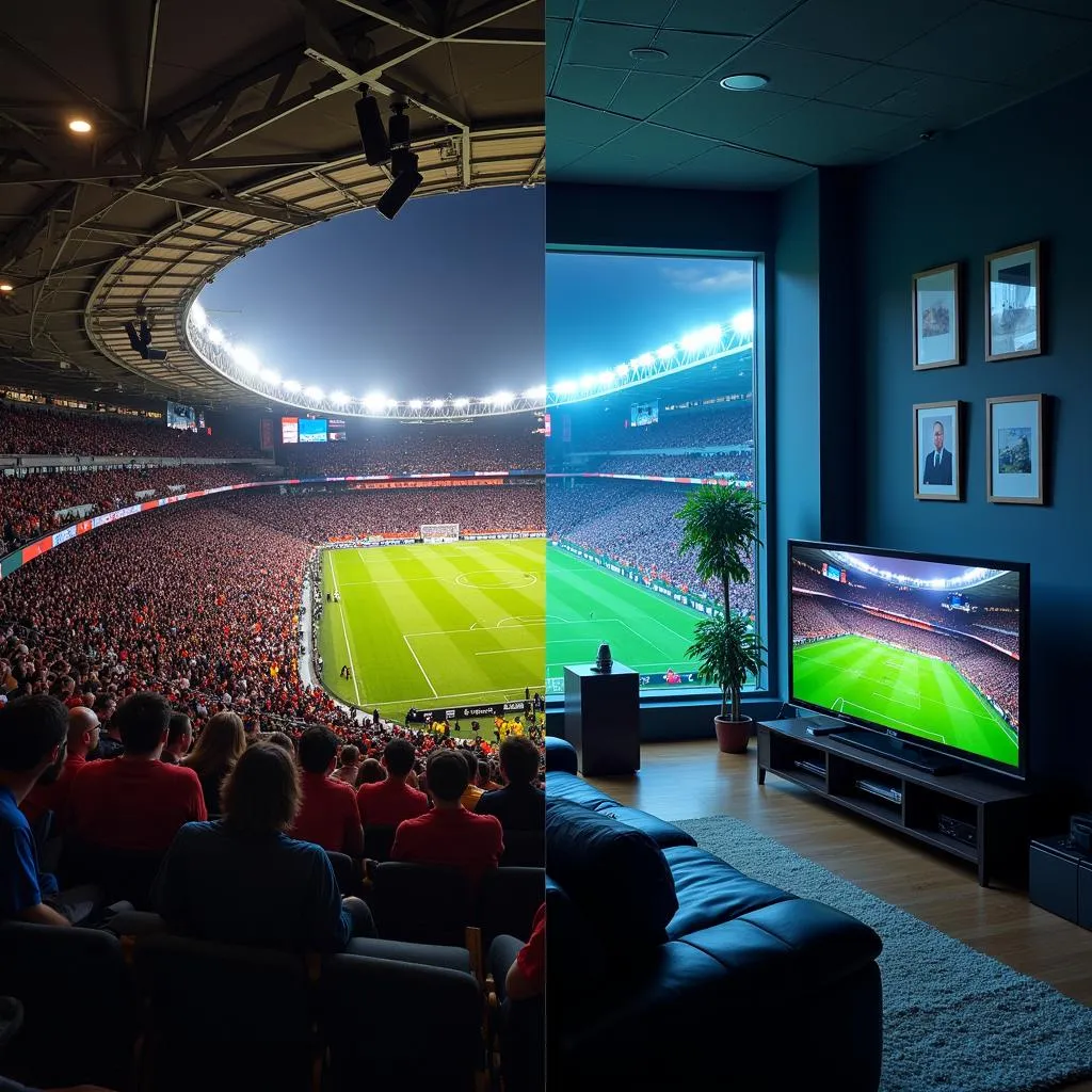 Live vs. Televised Sports Viewing Comparison