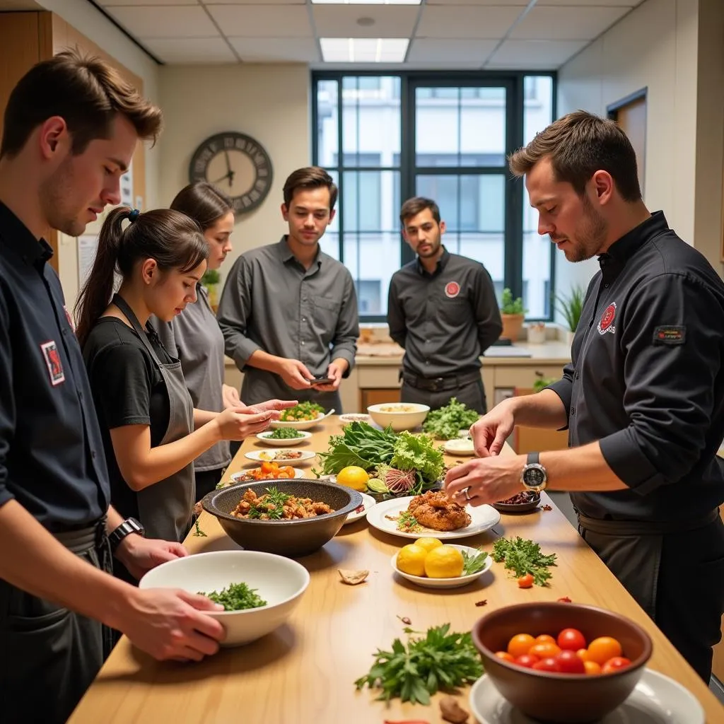 Local cuisine integration in culinary education