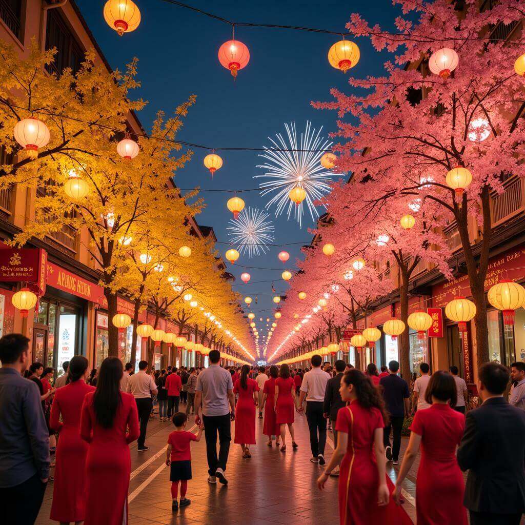 Vibrant Lunar New Year celebration in Vietnam