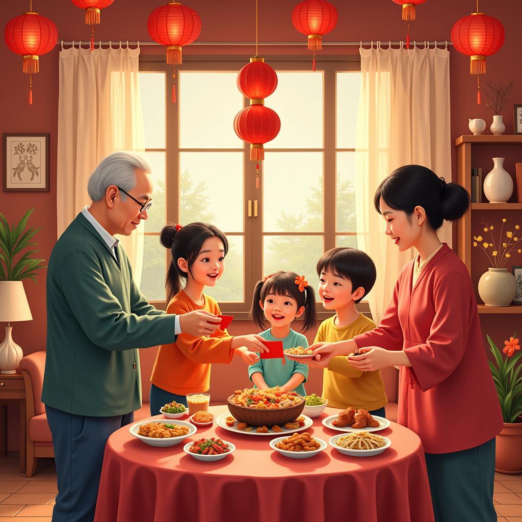 Lunar New Year Family Celebration and Traditions