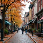 Maple Avenue in historic district