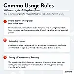 Mastering comma usage for IELTS writing