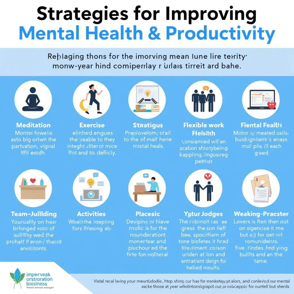 Strategies for improving mental health and productivity in the workplace