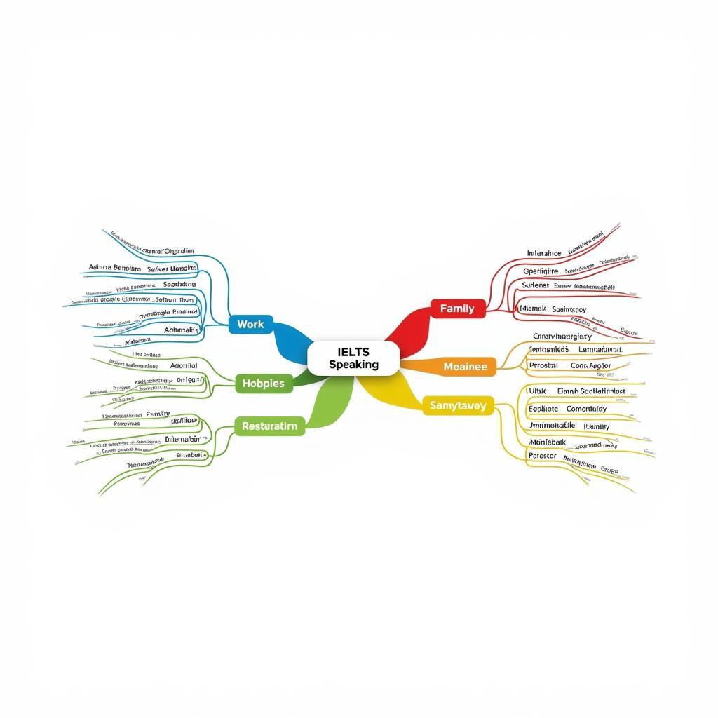 Mind mapping for IELTS Speaking Part 1