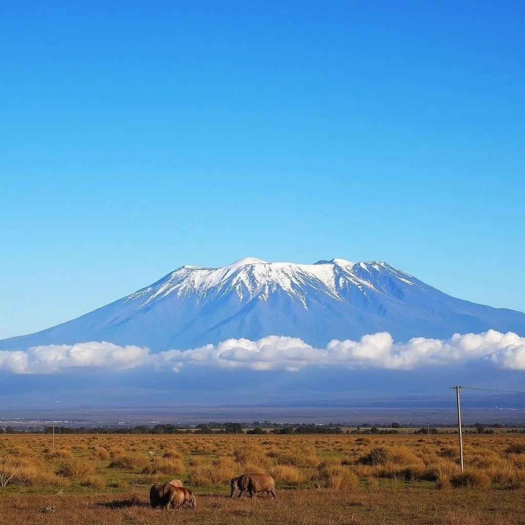 Mount Kilimanjaro, Tanzania's majestic peak