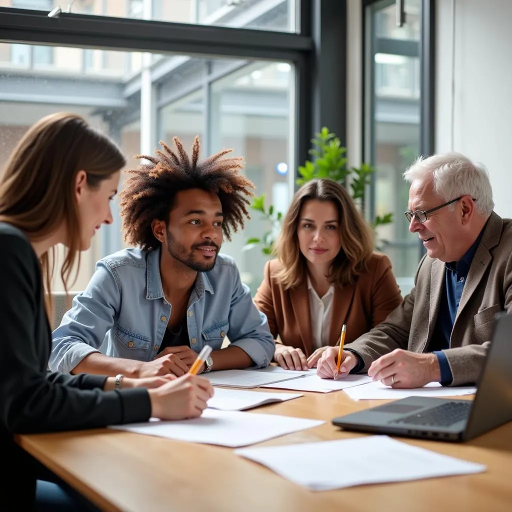 Multigenerational workplace collaboration