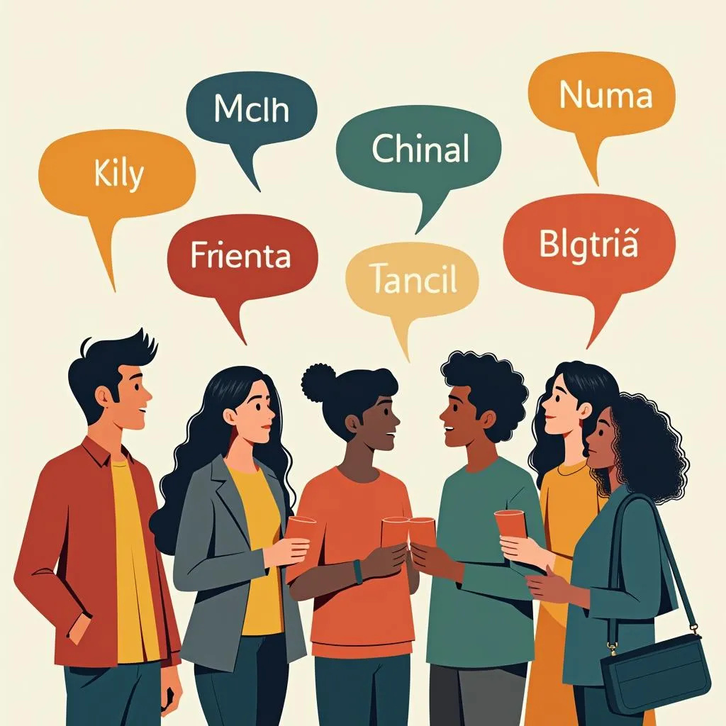 Global communication through multiple languages