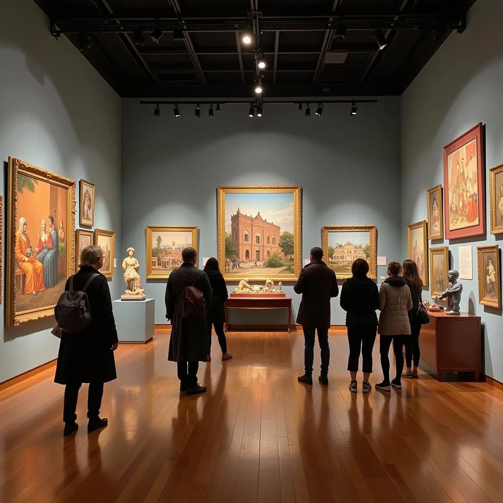 Museums and galleries showcasing global artworks