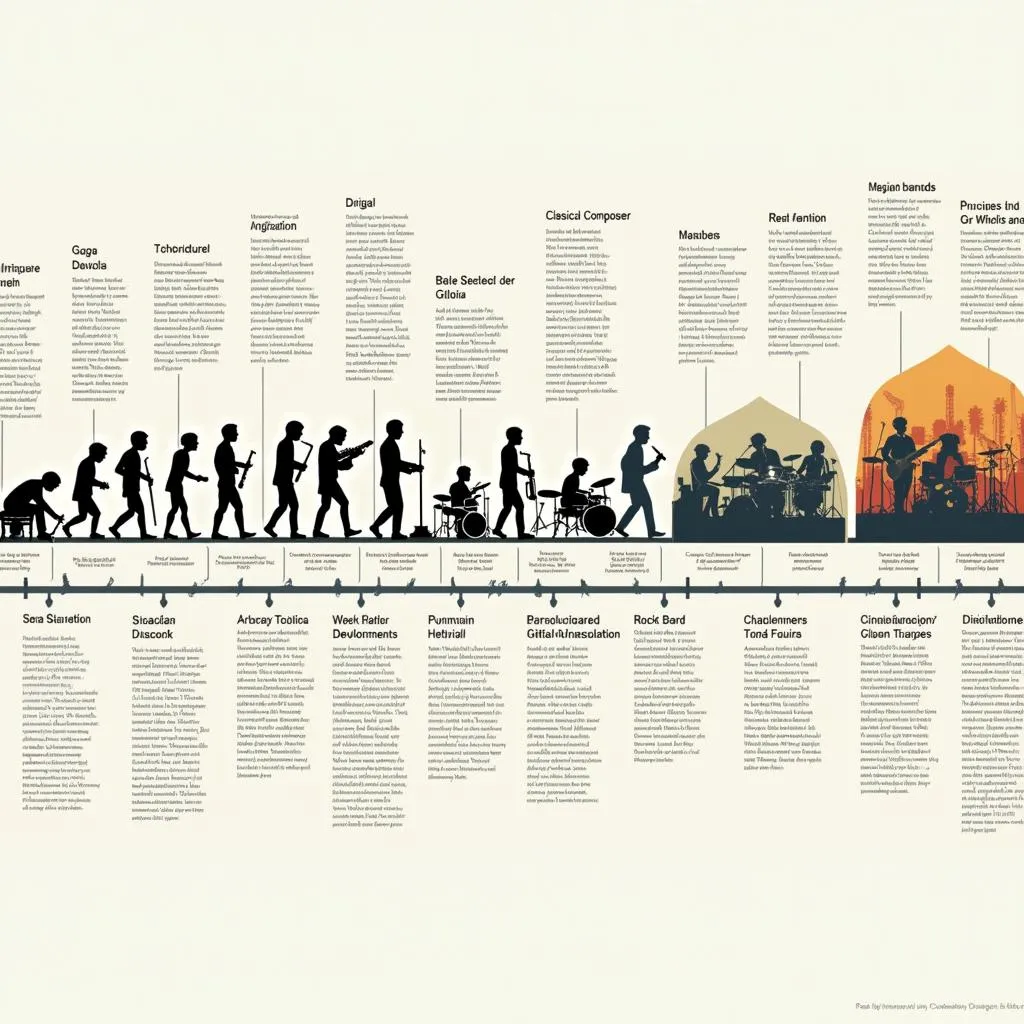 Music evolution through history