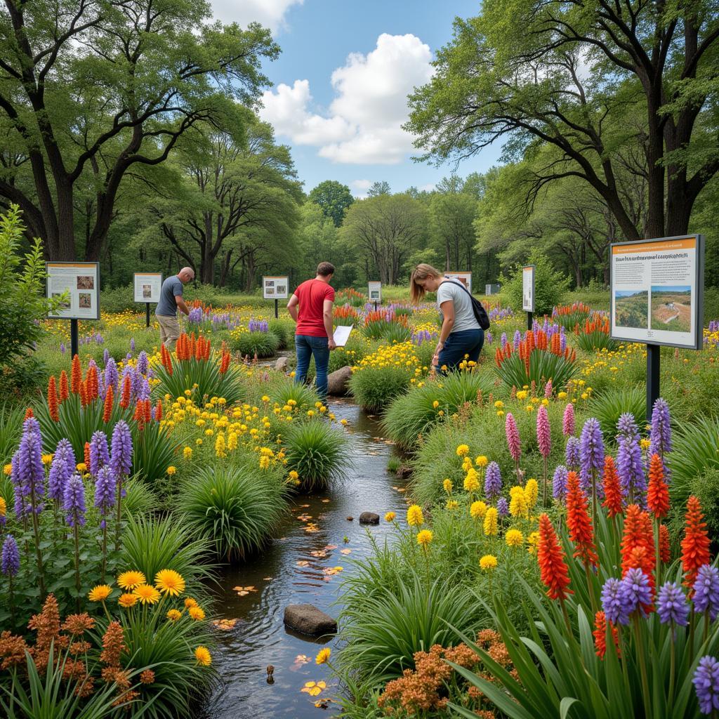 Native plant preservation for biodiversity