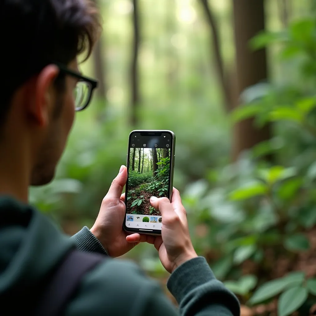 Using technology to appreciate nature