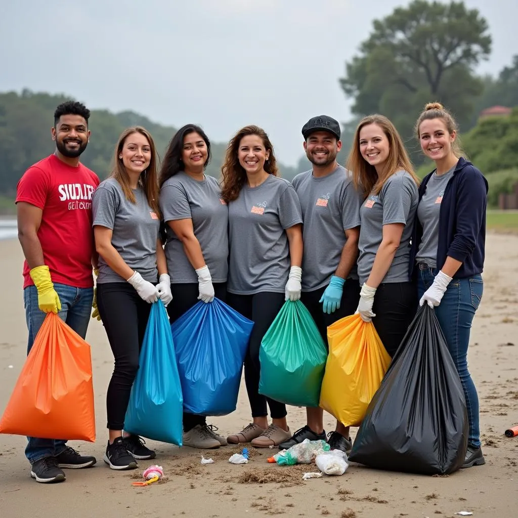 Organizing a nature cleanup event