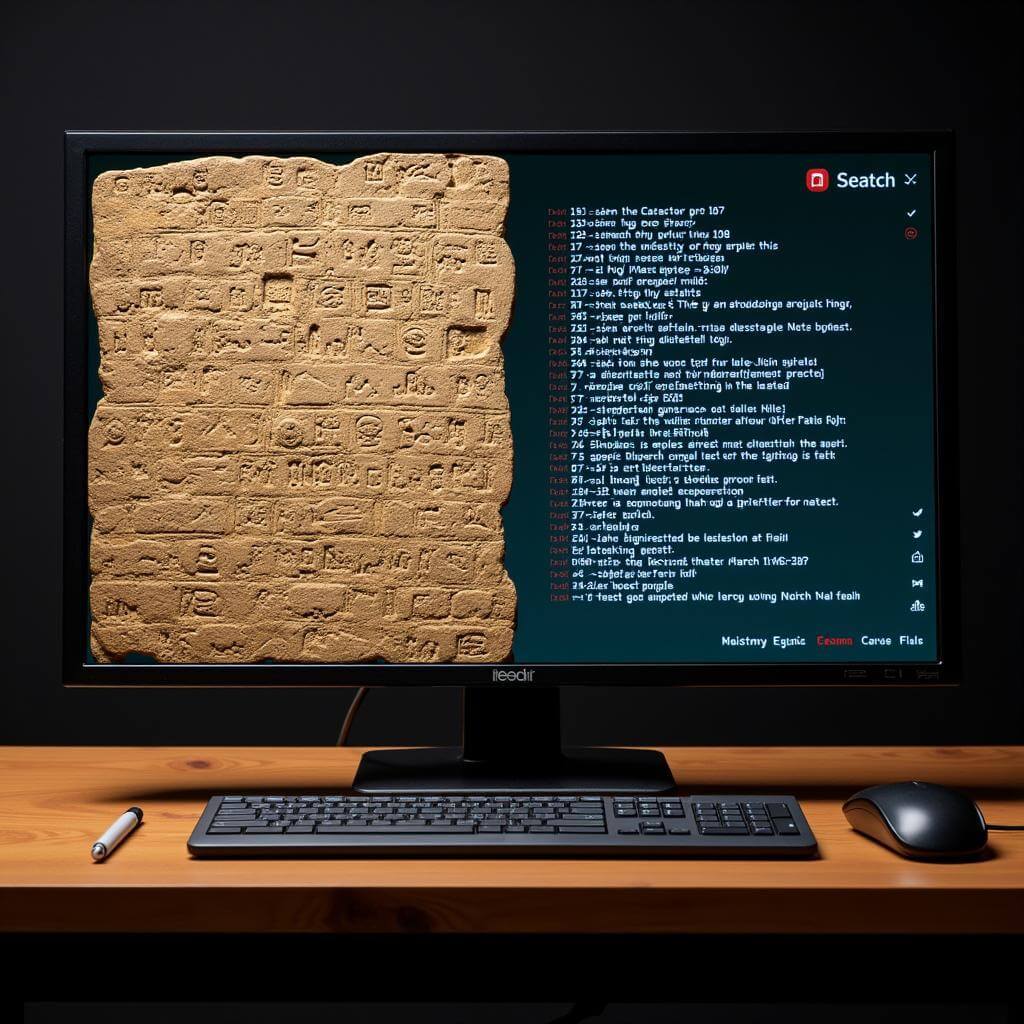 NLP technology deciphering ancient scripts