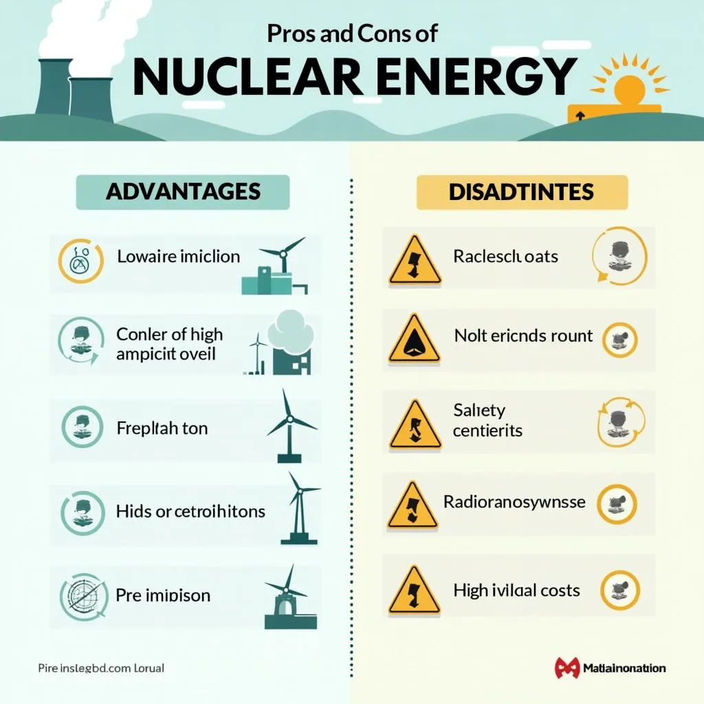 Advantages and disadvantages of nuclear energy