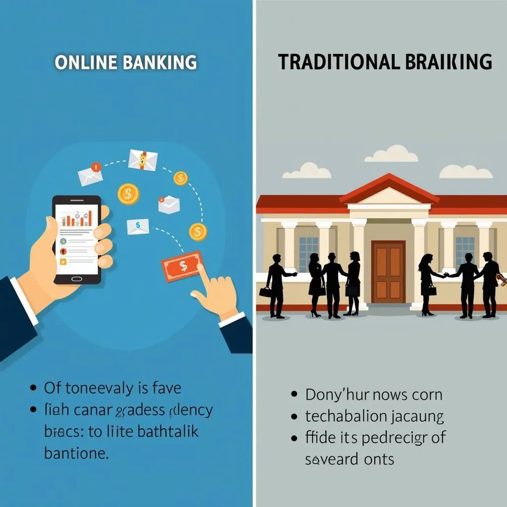 Online banking vs traditional banks comparison