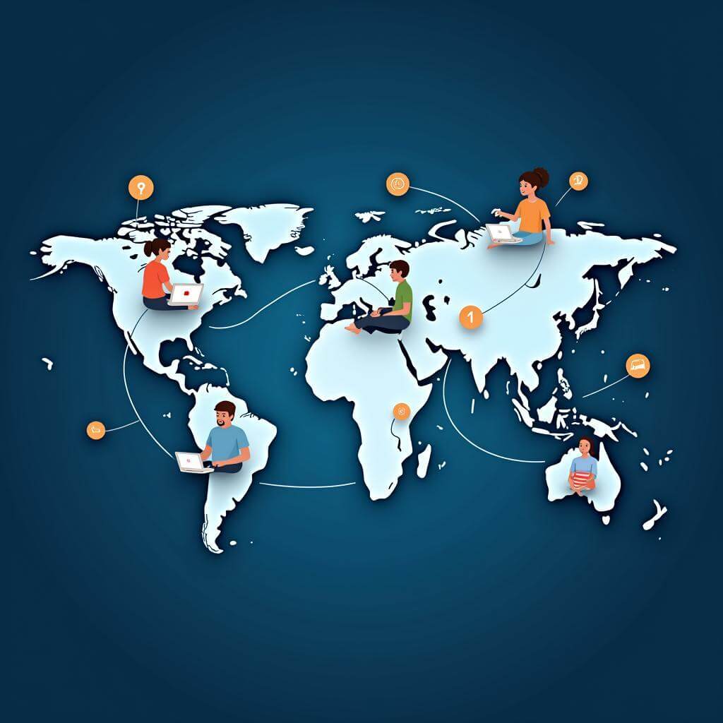 Online collaborative learning platforms connecting students globally