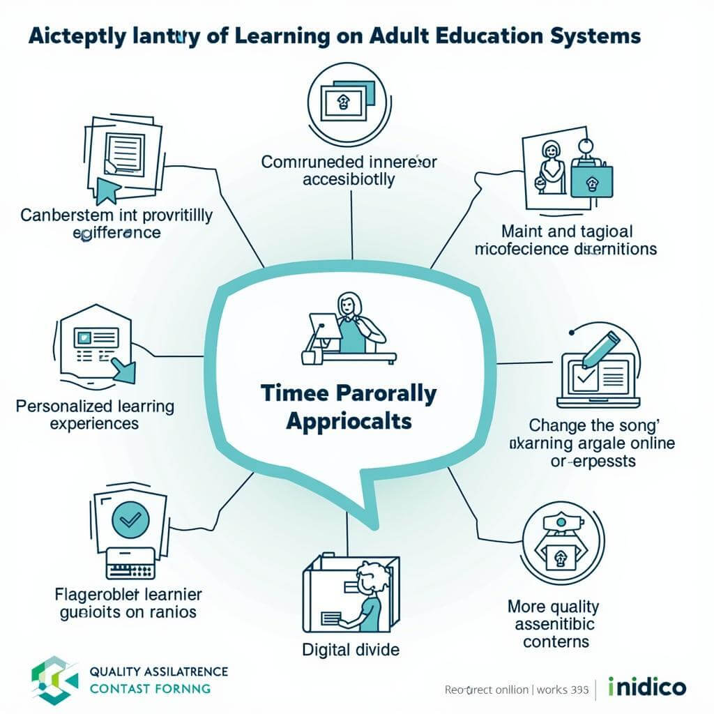 Impact of online learning on adult education systems