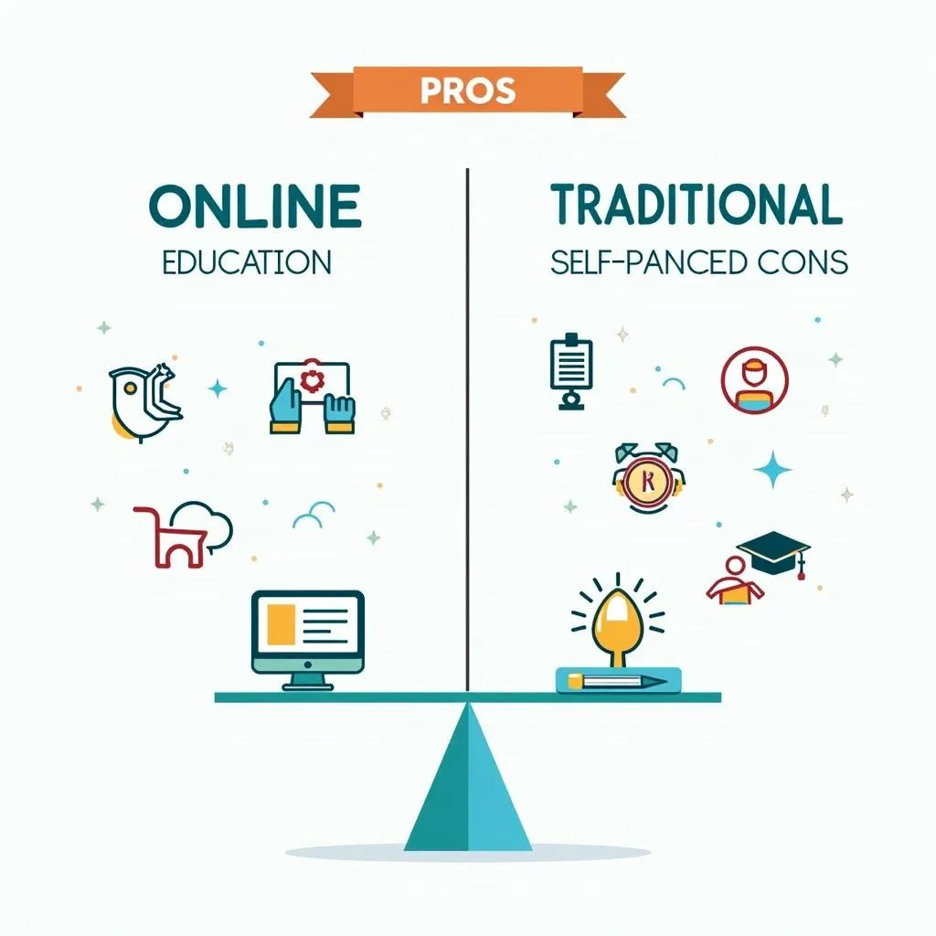 Comparison of online and traditional education methods