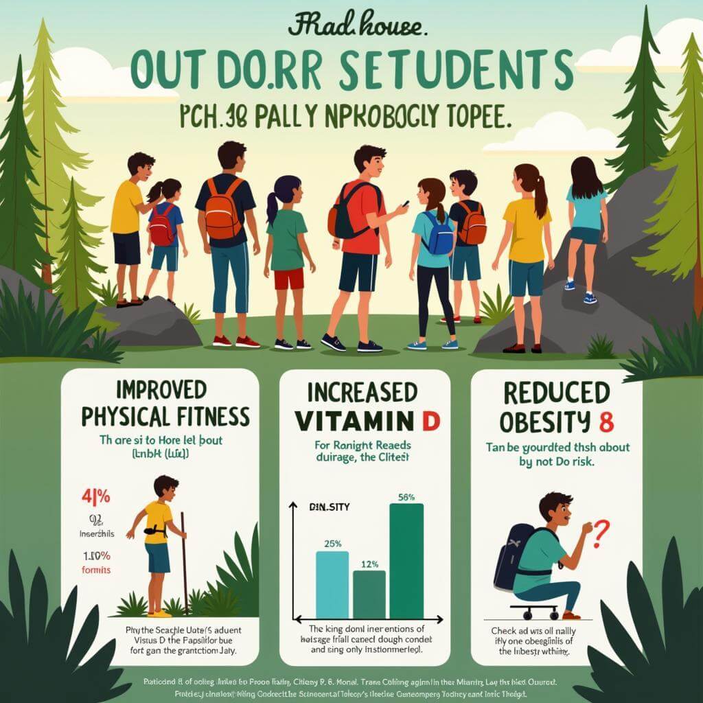 Physical health benefits of outdoor education