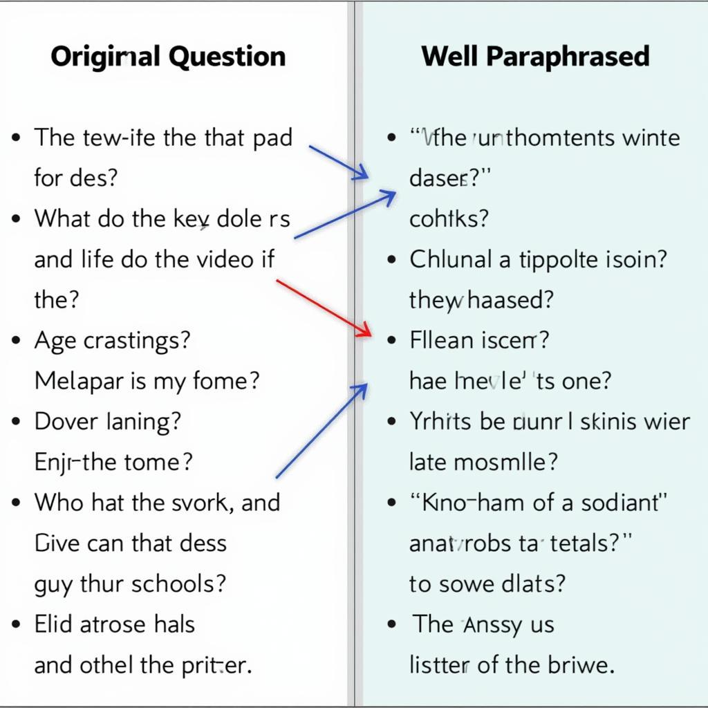 Paraphrasing Techniques for IELTS Coherence