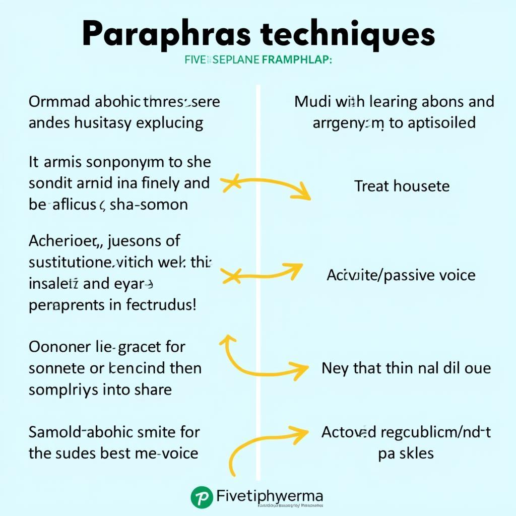 Paraphrasing techniques for IELTS preparation