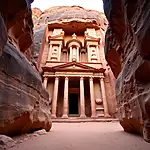 Ancient city of Petra in Jordan