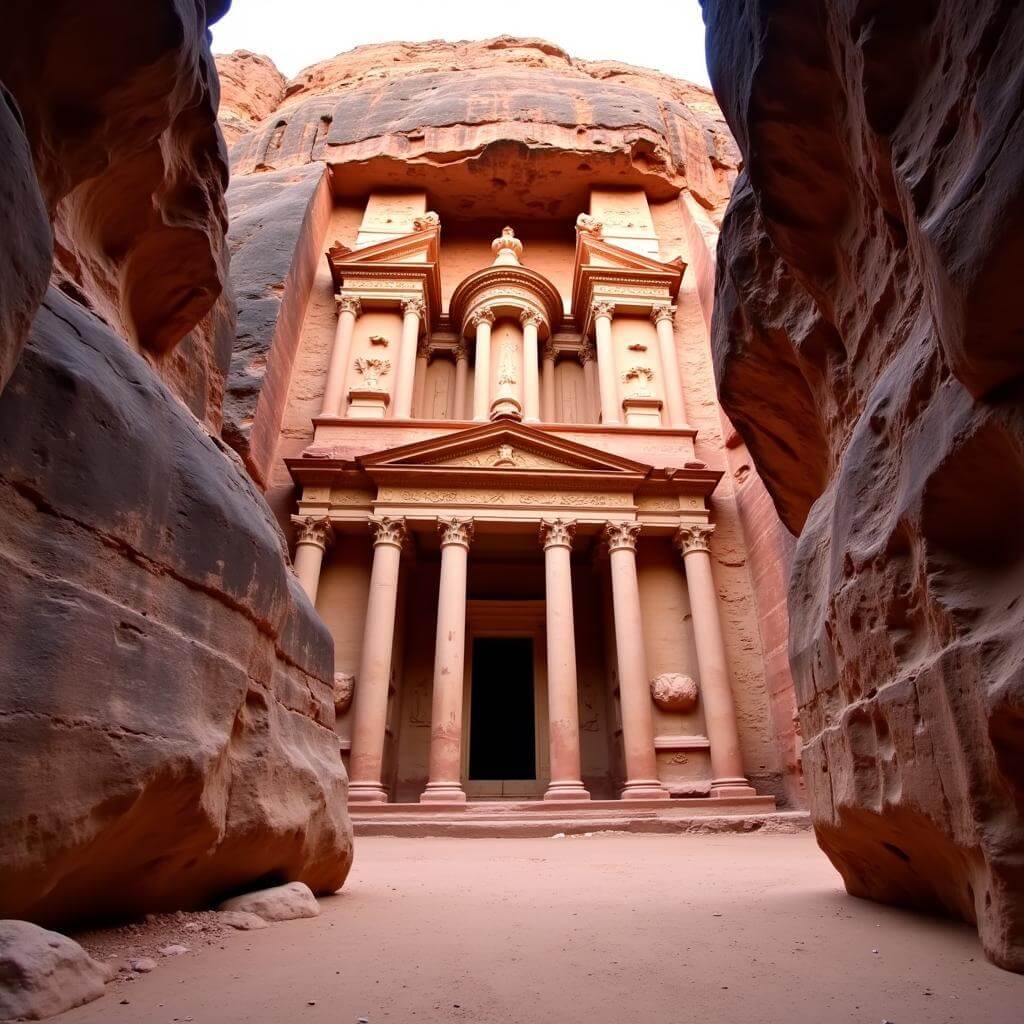 Ancient city of Petra in Jordan