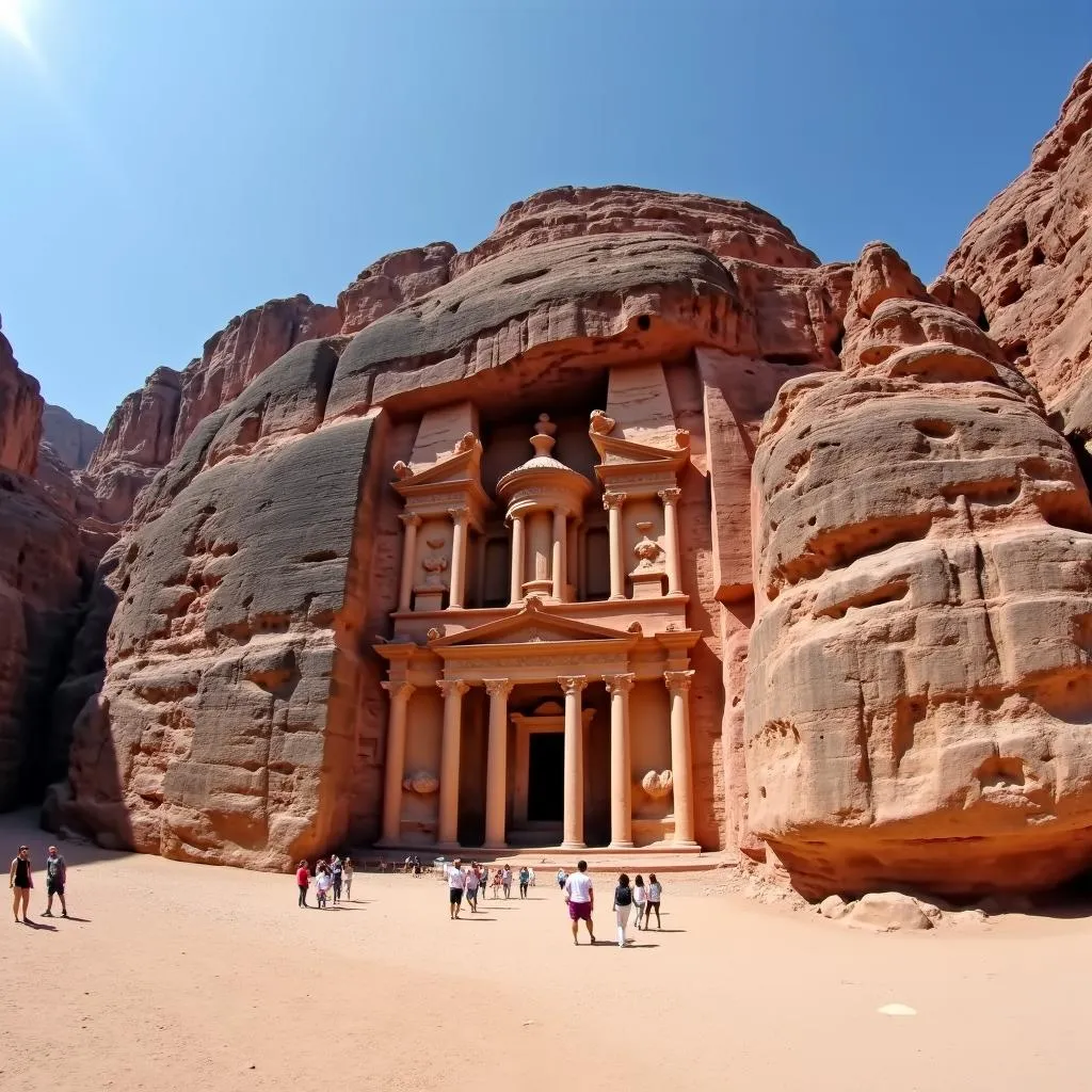 Ancient ruins of Petra, Jordan